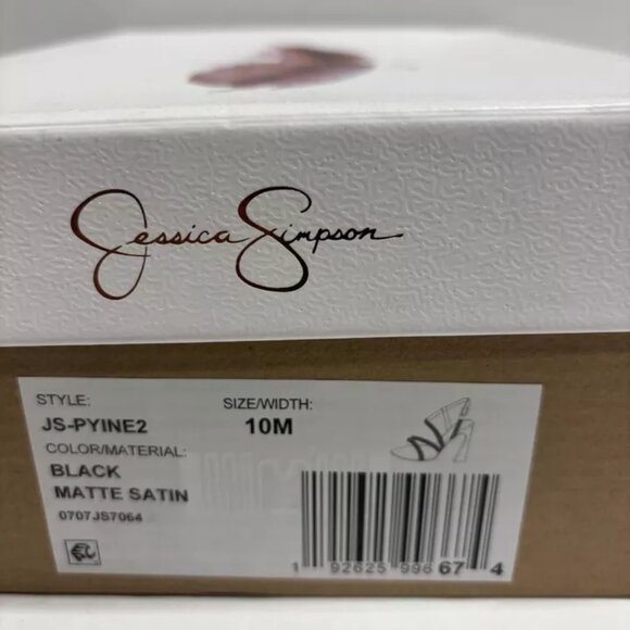 Jessica Simpson Women’s Pyine 2 Black Ankle Strap, Size 10 M - Picture 6 of 6